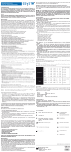 PDF: Bedienungsanleitung ESYSTA Teststreifen