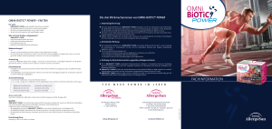 PDF: Omni-Biotic® Power