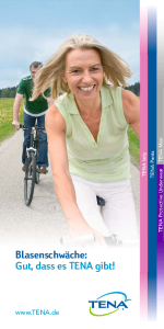 PDF: TENA Broschüre zum Thema Blasenschwäche