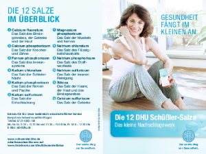 PDF: Die 12 DHU Schüßler-Salze
