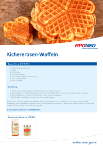 PDF: Rezeptidee – Kichererbsen-Waffeln
