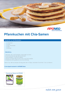 PDF: Rezeptidee – Pfannkuchen mit Chia-Samen