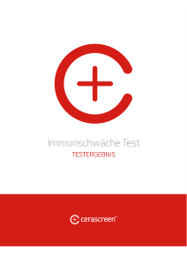 PDF: Musterergebnisbericht Immunschwäche Test