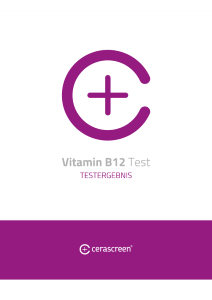 PDF: Musterergebnisbericht Vitamin B12 Test