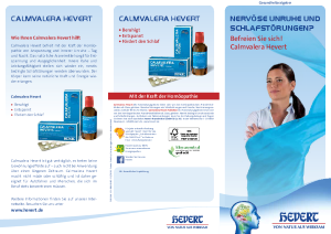 PDF: Calmvalera Hevert Gesundheitsratgeber