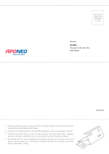 PDF: Freiumschlag APONEO
