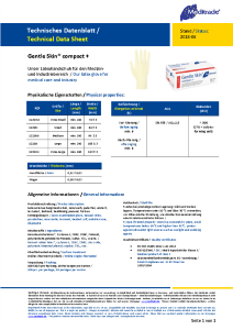 PDF: Gentle Skin Datenblatt